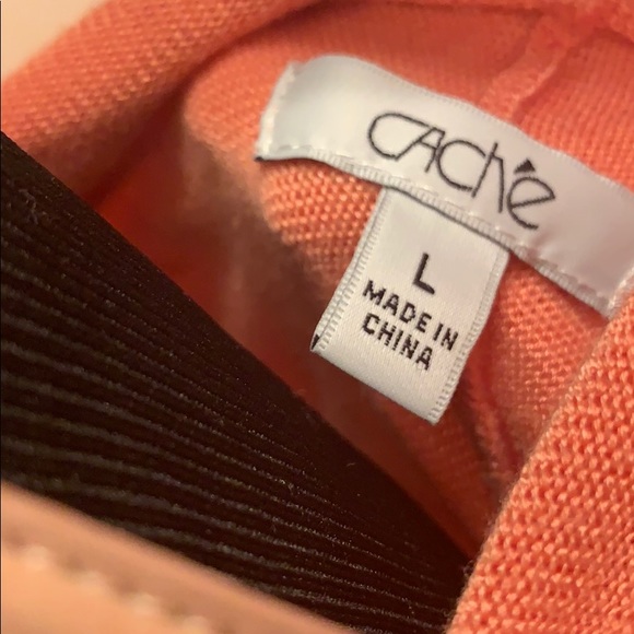 Cache’ orange sweater - Picture 3 of 5